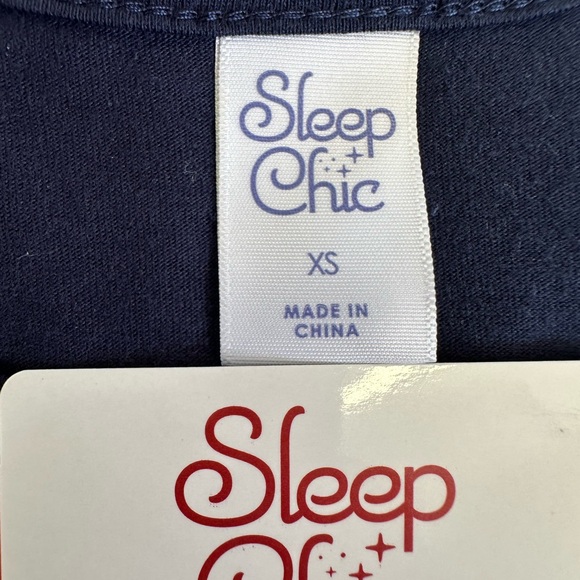 Blue Festive Pajamas with Holiday Design Sleep Chic - Picture 4 of 4